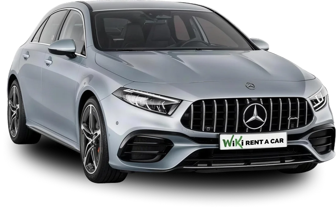 Mercedes de alquiler en Marbella con matrícula de Wiki Rent a Car
